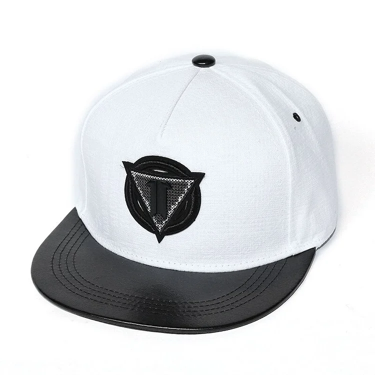 2023 round triangle men and women outdoor leisure flat cap sunshade adjustablewild hip hop Snapback cap