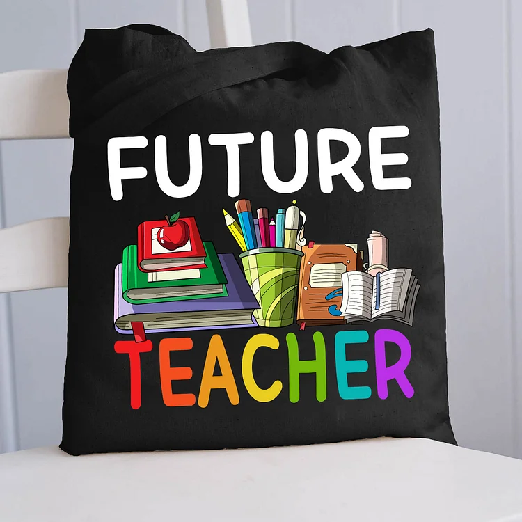 Pupiloves  Future Teacher Tote Bag