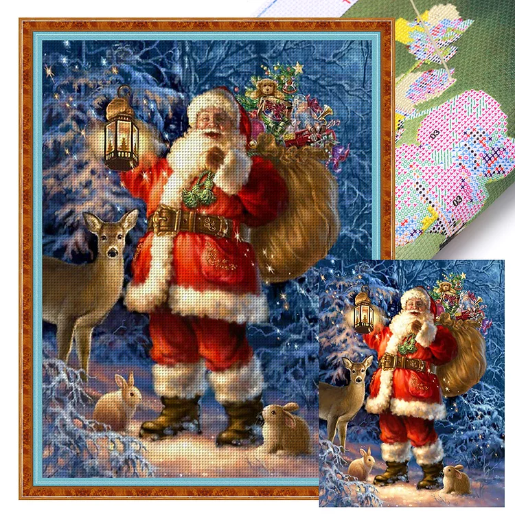 DIY Dimensions Santas Arrival Christmas Counted Cross Stitch