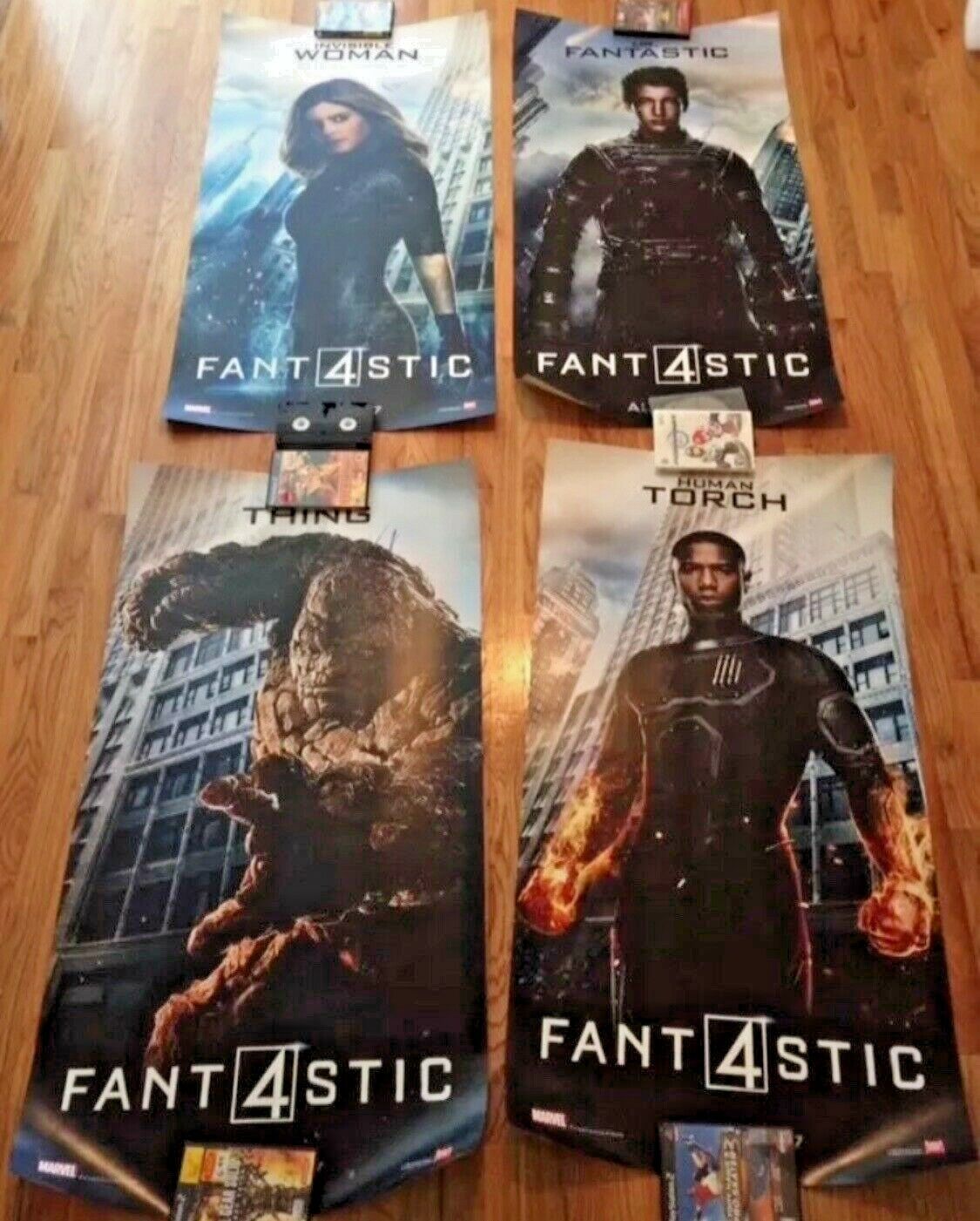 MILES TELLER MICHAEL B JORDAN KATE MARA JAMIE BELL MOVIE POSTER LOT FANTASTIC 4