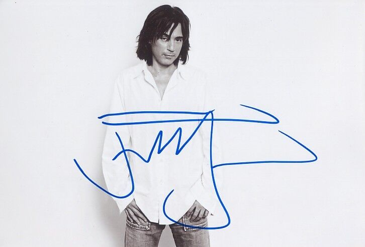 Jean Michel Jarre 1948- genuine autograph IN PERSON signed 5x7.5