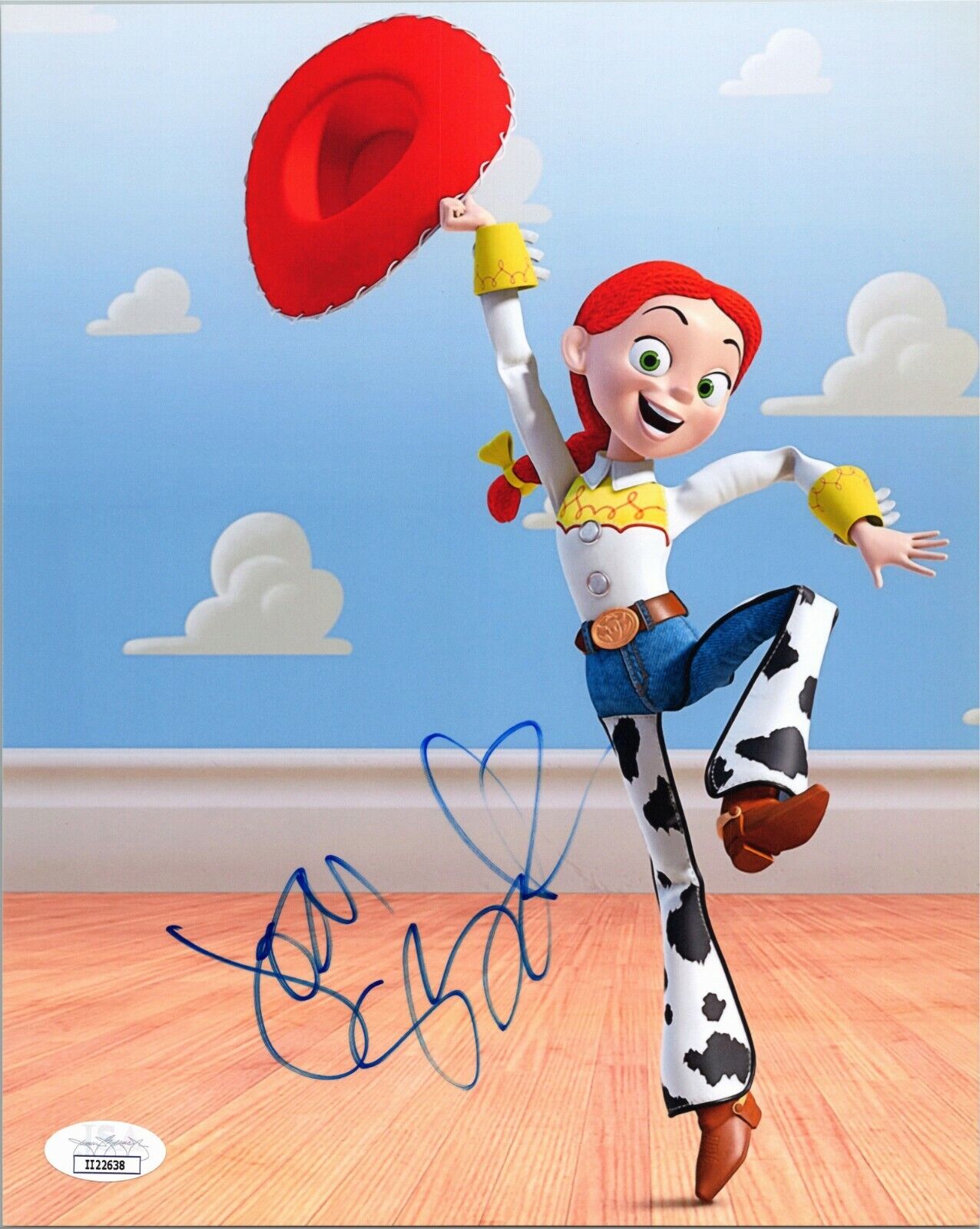 ~ JOAN CUSACK Authentic Hand-Signed Jessie ~ Toy Story