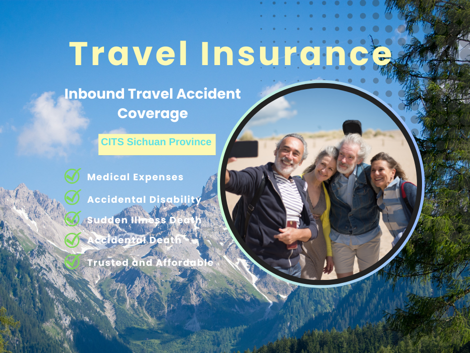  5 to 14 days Travel Insurance-Insured Amount: ¥300,000~¥800,000  (within China)