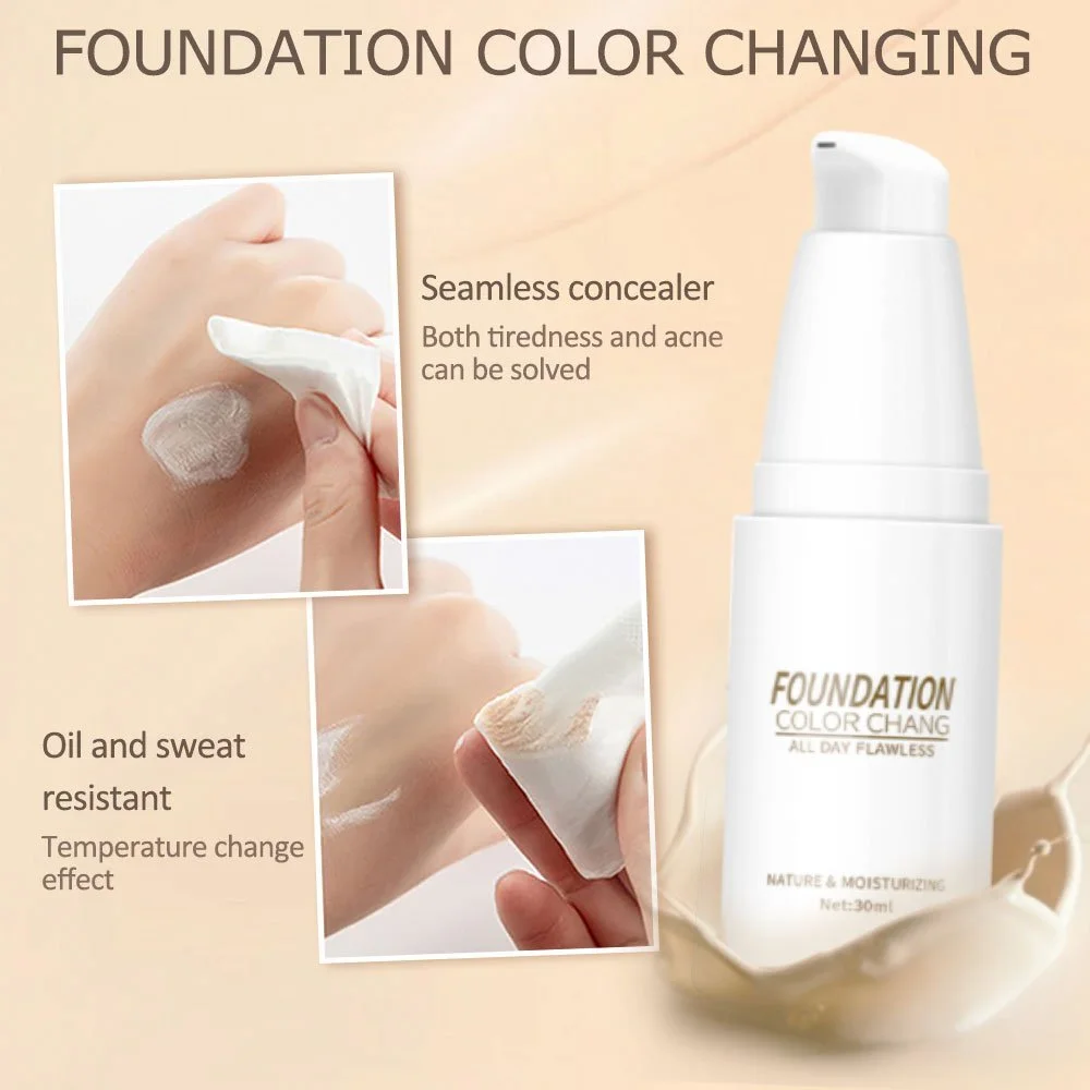 🎉Buy One Get One Free🎁| 2022 For Best Color Changing Foundation