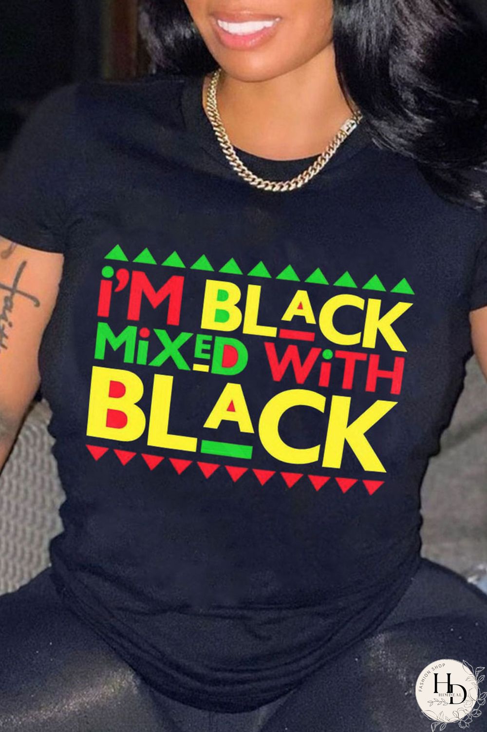 White Casual Print Patchwork O Neck T-Shirts