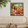 Diamond Painting -5D Full Round Drill Beagle Puppy(40x40cm)