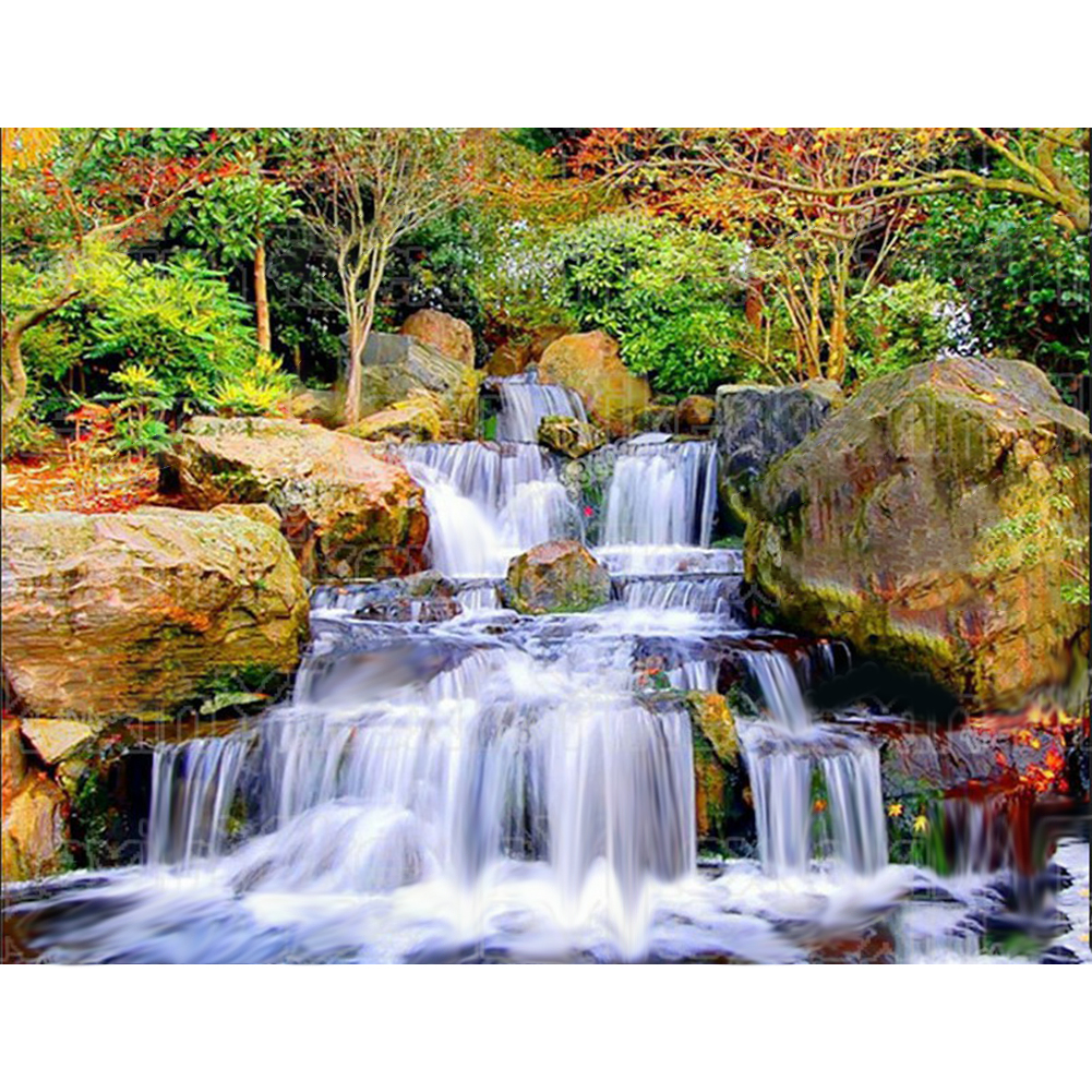 

Waterfall - Round Drill Diamond Painting - 30*40CM, 501 Original
