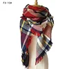 Plaid Pashmina Scarf Winter Scarf For Women
