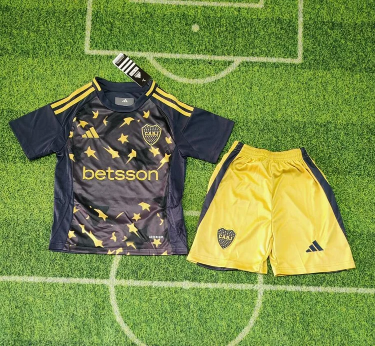 2025/26 Boca Third Away Jersey -- Kids Kit