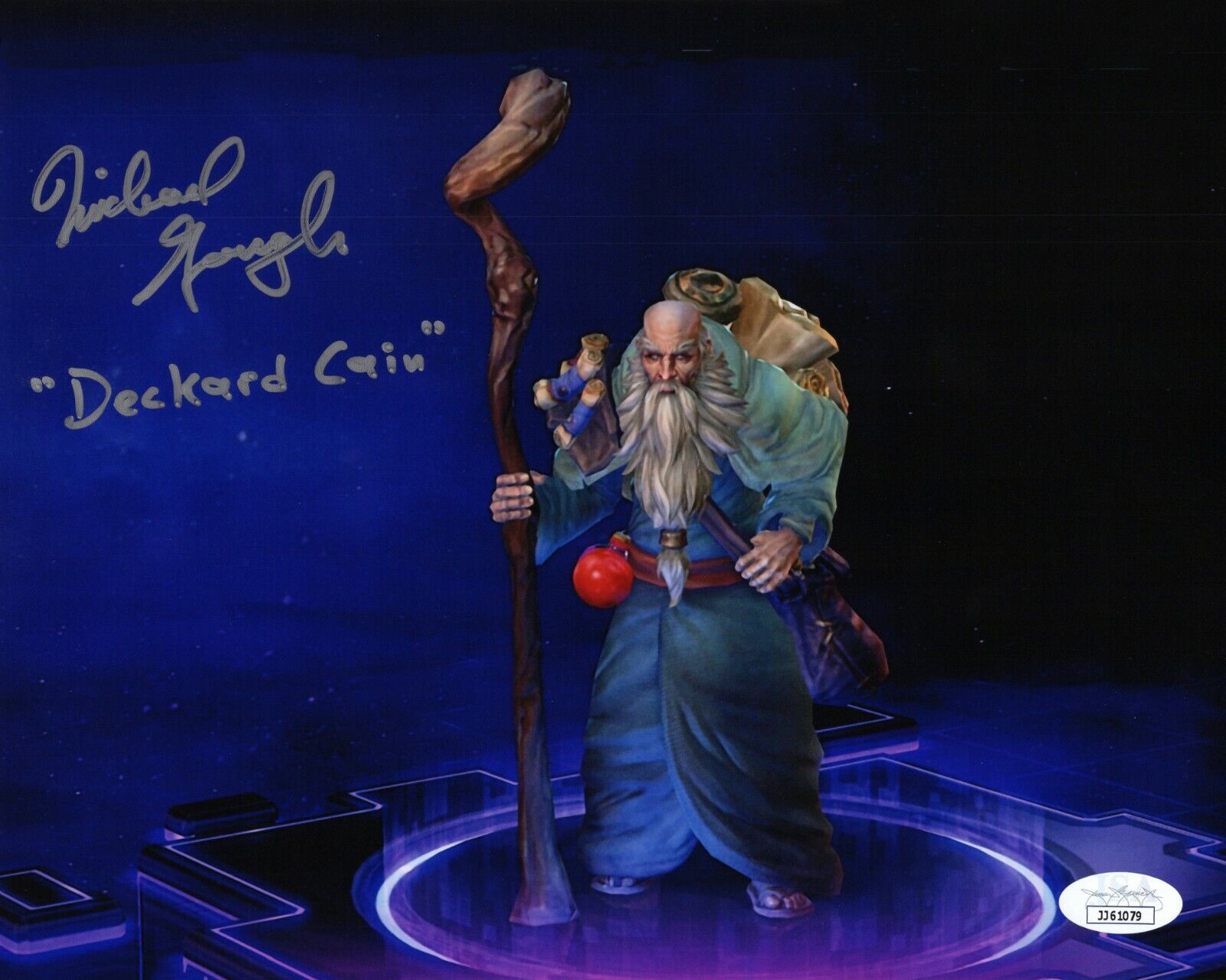 MICHAEL GOUGH Authentic Hand-Signed DIABLO - Deckard Cain