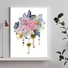 Diamond Painting-DIY Crystal Rhinestone Flower Pendant