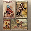 4pcs - Cowgirls - Vintage Metal Signs(8*12Inch/12*16Inch)