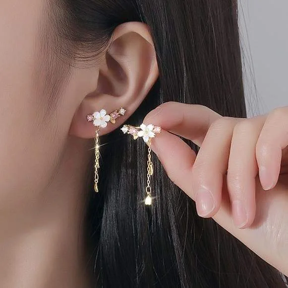 Kawaii Fashion Sakura Cute Earring Clip SP16166
