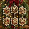 6pcs DIY Pearl Diamond Painting Christmas Tree Hanging Ornaments