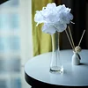 10 Flower Head and Stems | White Artificial Satin Hydrangeas, DIY Arrangement