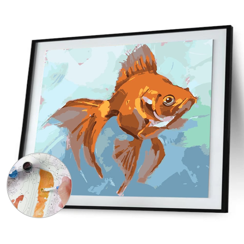 Fish Paint By Numbers 50 40cm