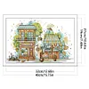 Flower Market -14CT Stamped Cross Stitch Kit(40*27cm)