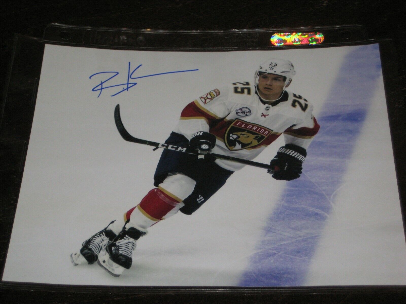 BRADY KEEPER autographed FLORIDA PANTHERS 8X10 Photo Poster painting #2