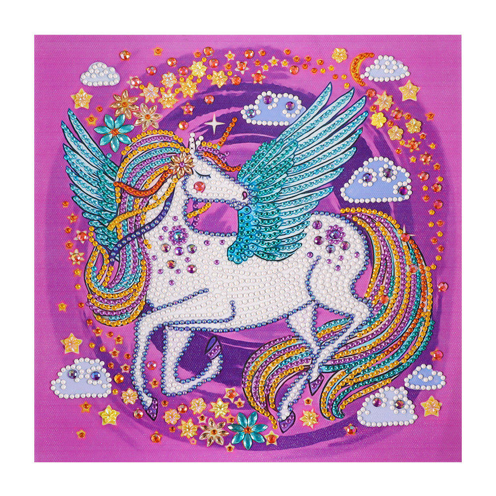 

Horn Horse - Special Shaped Diamond Painting - 30*30CM, 501 Original