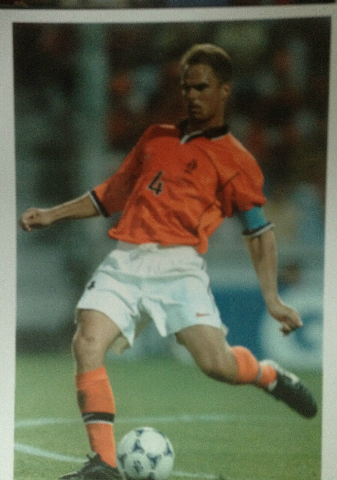 FRANK DE BOER - FORMER DUTCH INTERNATIONAL - SUPERB COLOUR Photo Poster paintingGRAPH