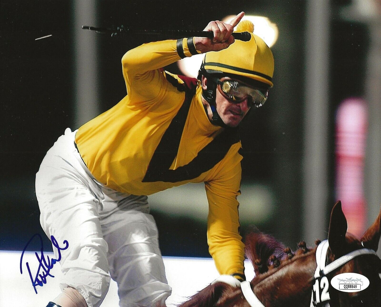 Robby Albarado signed Jockey 8x10 Photo Poster painting autographed 4 JSA Certified