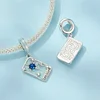 Tarot Card Pendant Charm for Bracelet and Necklace 925 Sterling Silver