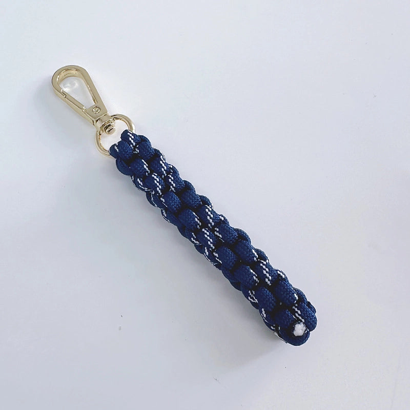 Miu Home Bag Hanging Hot Handmade Braided Pendant Colorful Fashionable Unique Key Shape Car Keychain