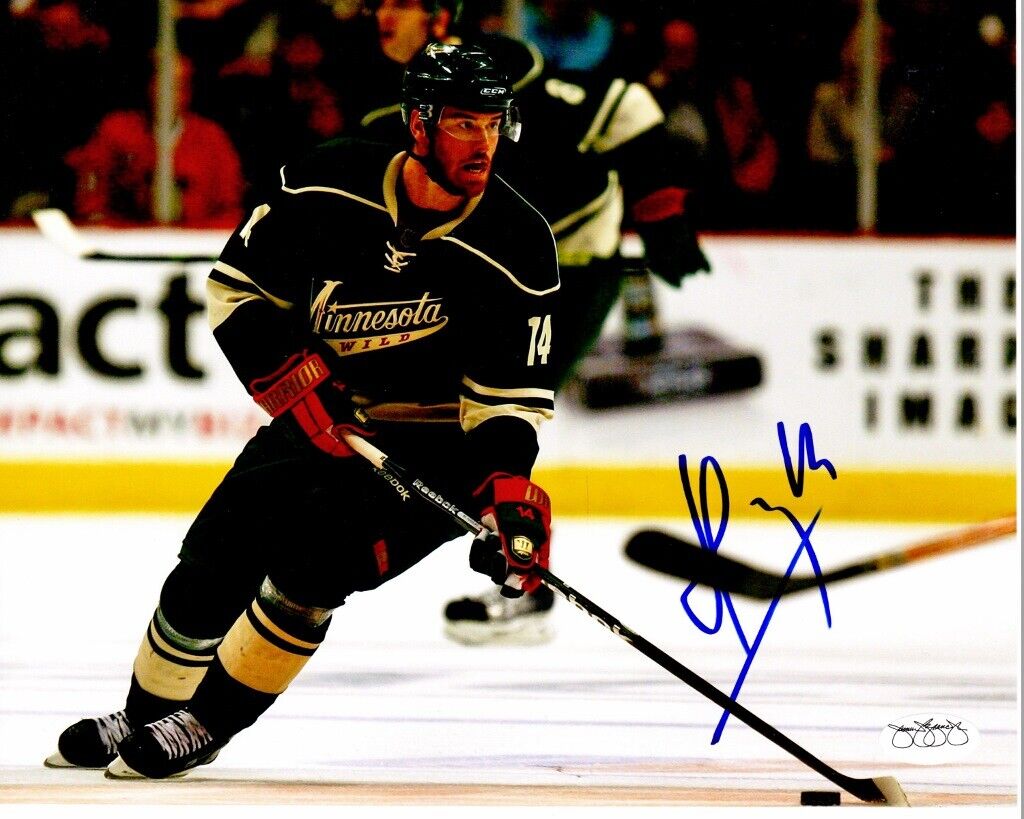 Martin Havlat Signed Minnesota Wild 8x10 inch Photo Poster painting - JSA Sticker of Aproval