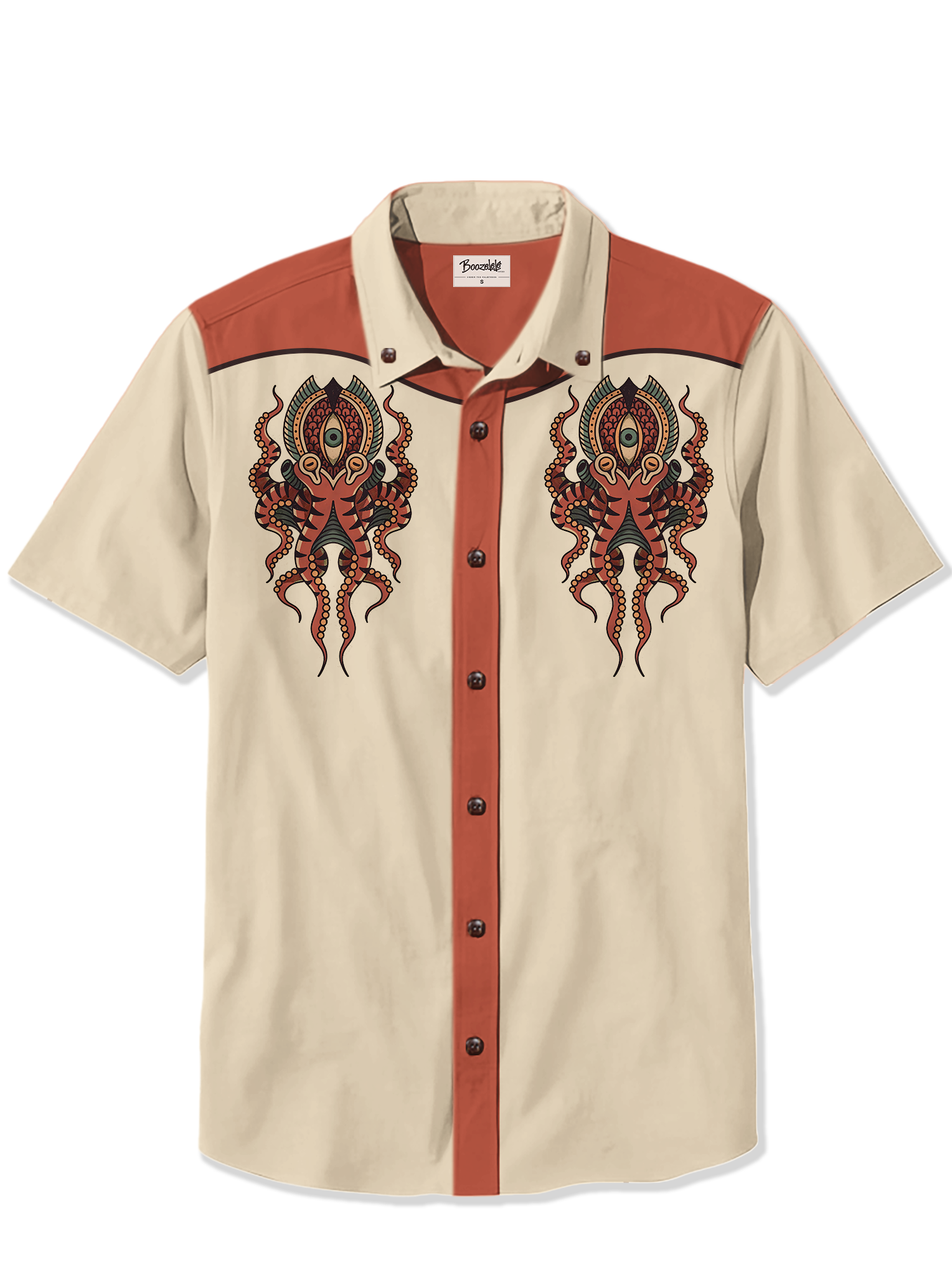 Retro Octopus God- 100% Cotton Shirt
