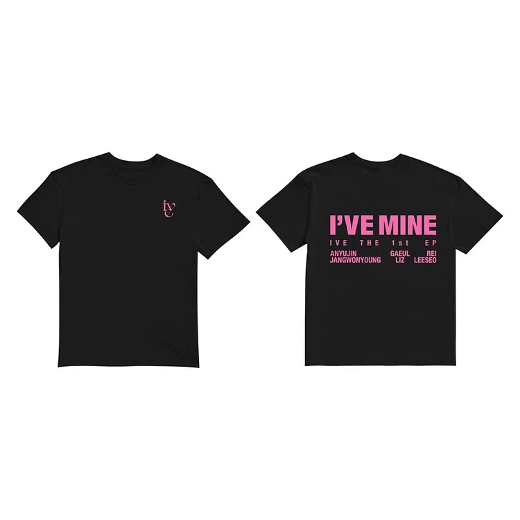 IVE Album I'VE MINE Logo Classic T-shirt