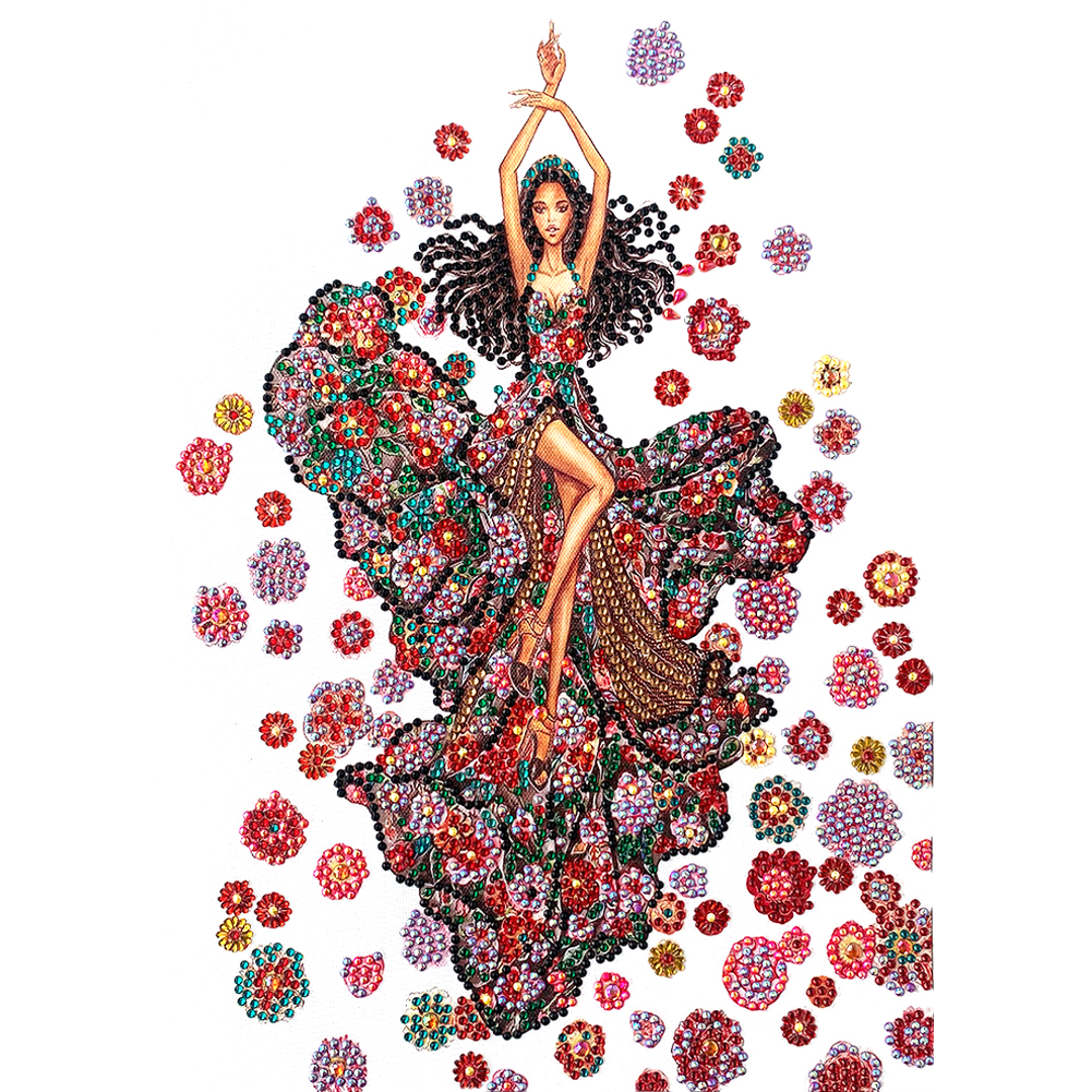 

Fashion Girl - Special Shaped Diamond Painting - 30*40CM, 501 Original
