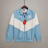 2021/2022 Manchester City Jersey Windbreaker Blue And White love fball