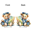 Diamond Painting Acrylic Sailing Bear Desktop Ornaments for Home Decor