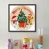 Christmas Snowman-11CT Stamped Cross Stitch 24*24cm/9.45*9.45in
