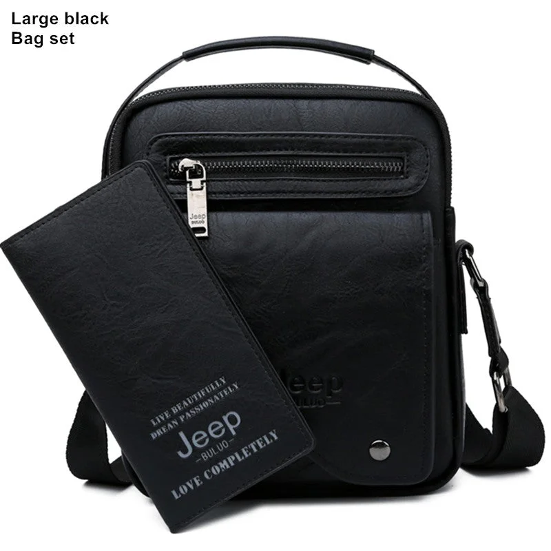 Men Bag Famous Designer Men Shoulder Messenger Bags Split Leather Crossbody Tote Men Fashion Business High Quality