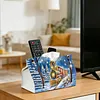 (25cm)Winter Steam Train DIY Diamond Painting PU Tissue Holder Box