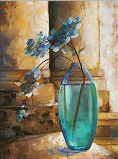 

Flowers On Crystal Vase – Paint By Numbers - 40*50CM, 501 Original