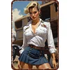 Pin Up Girl - Metal Tin Signs(8*12Inch/12*16Inch)