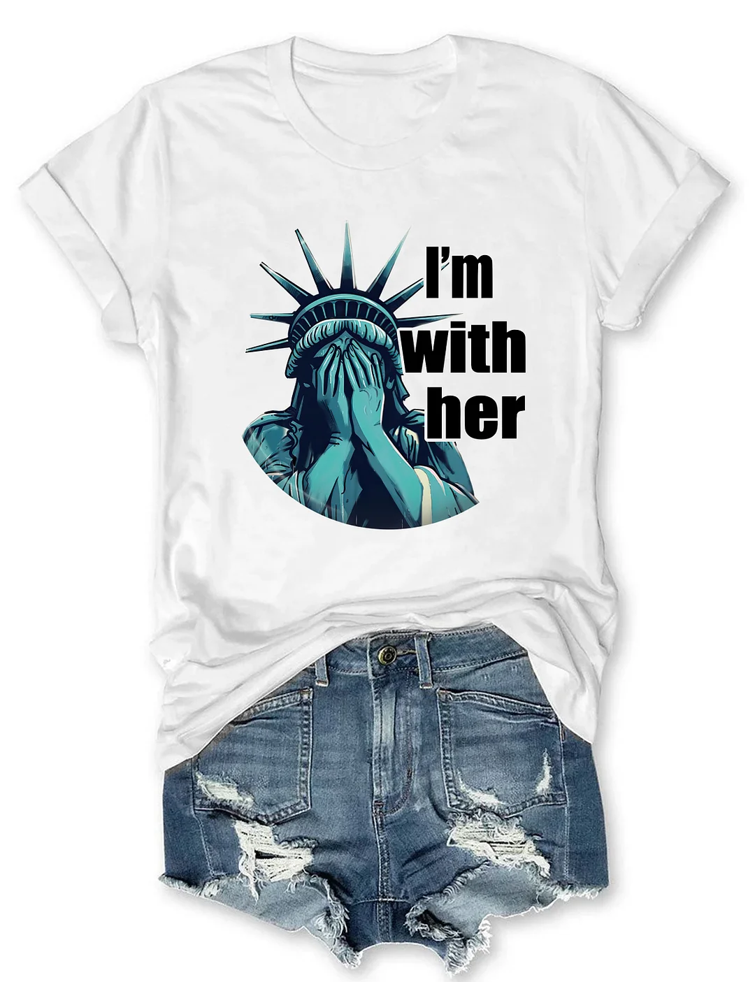 I'm With Her Sarcastic T-shirt