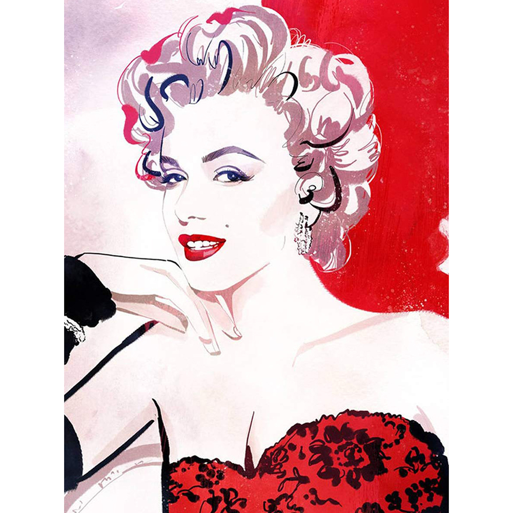 

30*40CM-Elegant Lady-Round Drill Diamond Painting, 501 Original
