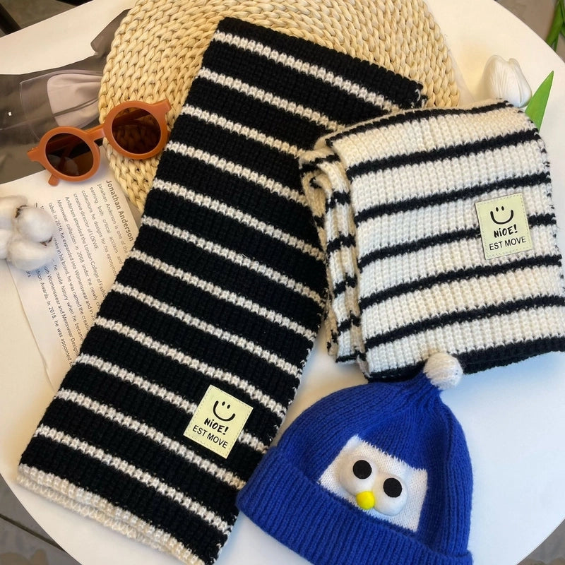 Baby Hat Autumn And Winter Boys And Girls Baby Knitted Wool Hat Cute Super Cute Baby Big Eyes Pullover Cap Trendy