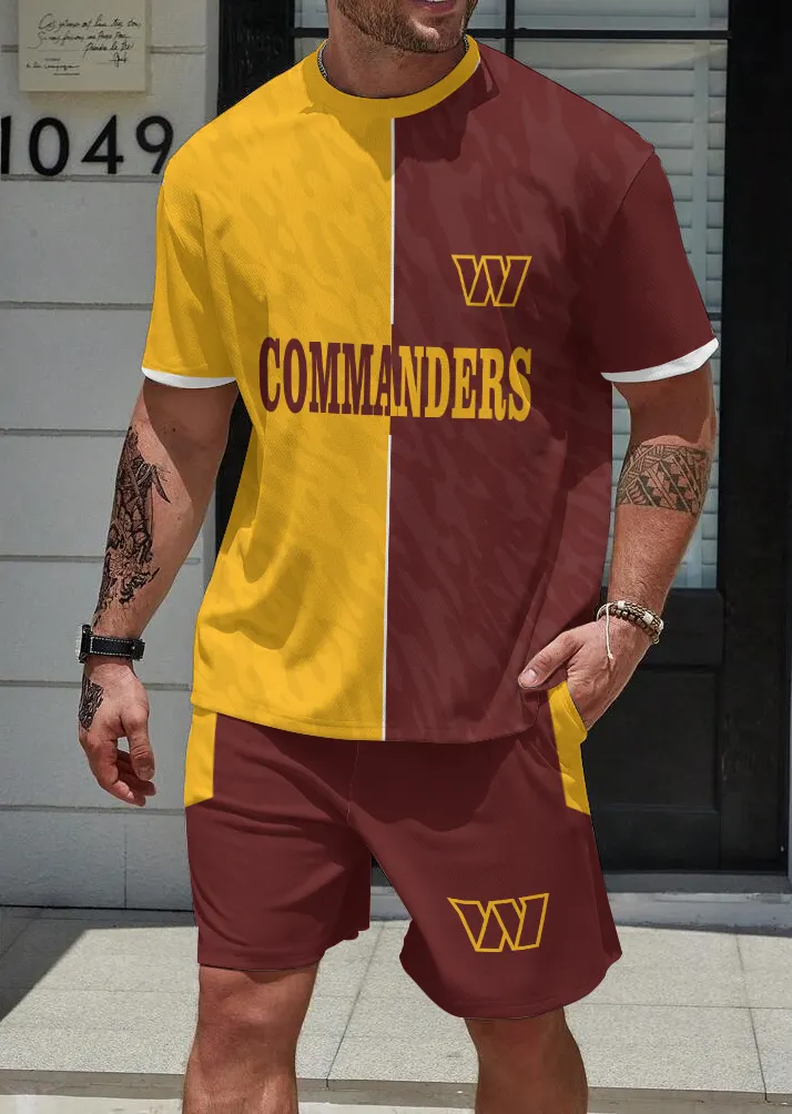 Washington Commanders  Limited Edition Top And Shorts Two-Piece Suits