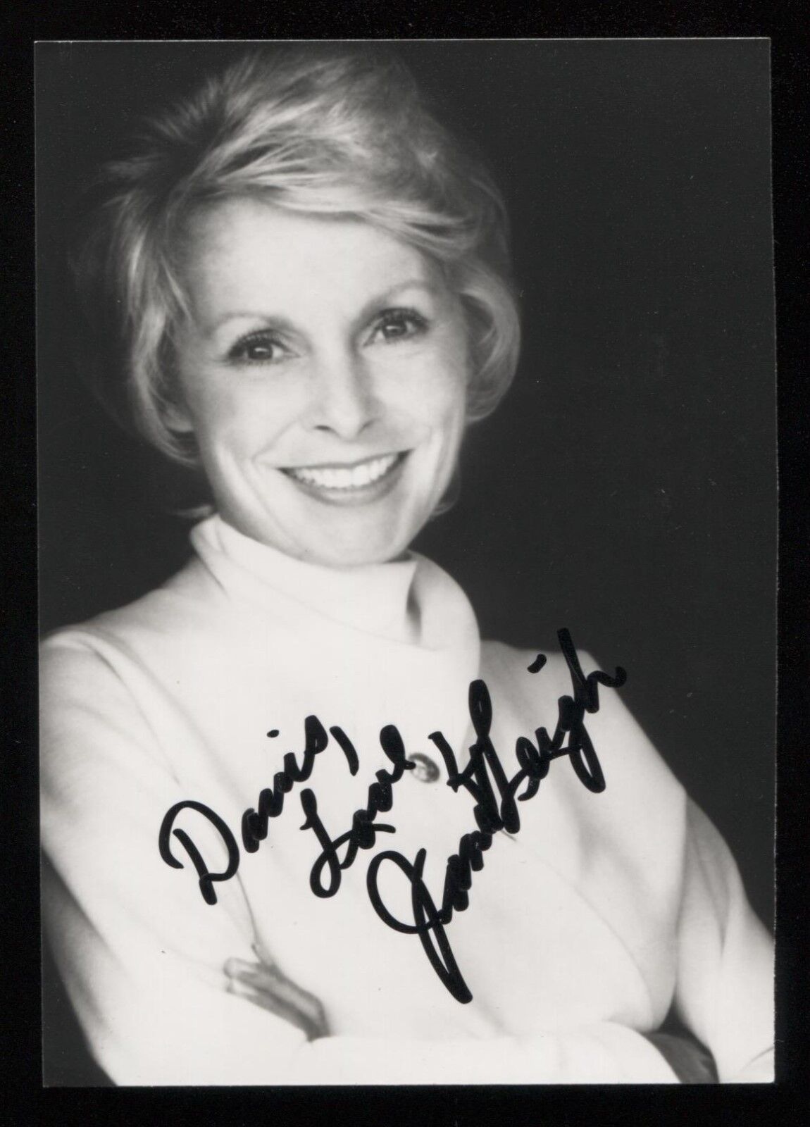 Janet Leigh Signed Vintage Photo Poster painting Autographed AUTO Signature