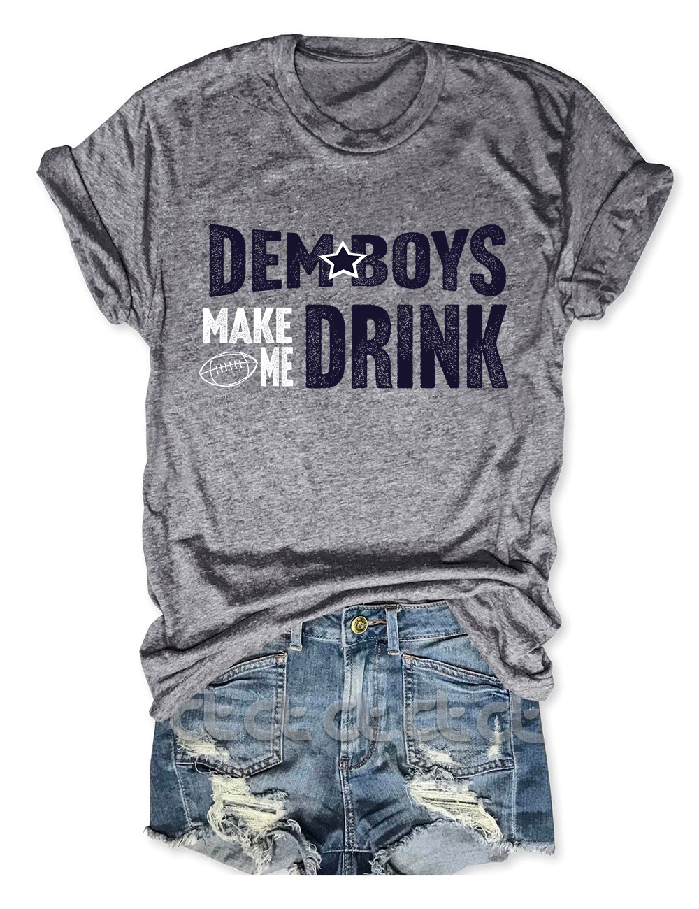 Dallas Football Dem Boys Make Me Drink Funny Fan Shirt For Men