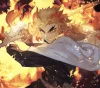 Flame Hashira Decorative Painting - Demon Slayer: Kimetsu No Yaiba - H-TWO Studio