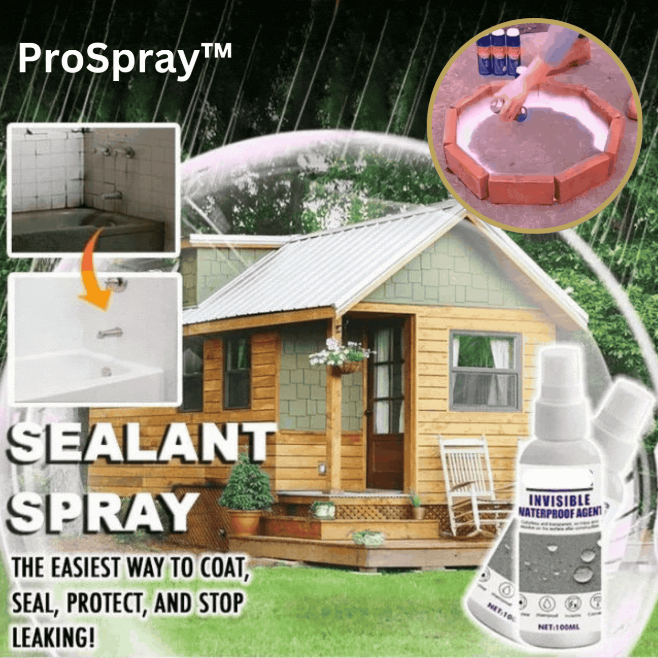 Yirenhouse&trade; | Waterproof Spray | 1+2 FREE