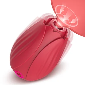 Rose Sucking Vibrator with 10 Speed Settings for Clitoral, Vagina, and Nipple Stimulation Female Pleasure