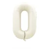 20PCS Retro Cream Caramel Party 0 - 9 Numbers 32" Aluminum Film Balloons Birthday Anniversary Decors
