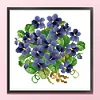 Flower - 9CT Partial Beaded Cross Stitch Kit(22x22cm)