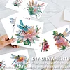 12Pcs Butterfly Dragonfly DIY Diamond Painting Greeting Cards for Adults Gifts